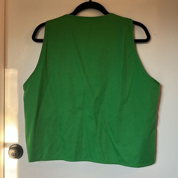 My name is Panama stitched patch colorful vest medium cotton - Picture 5 of 5